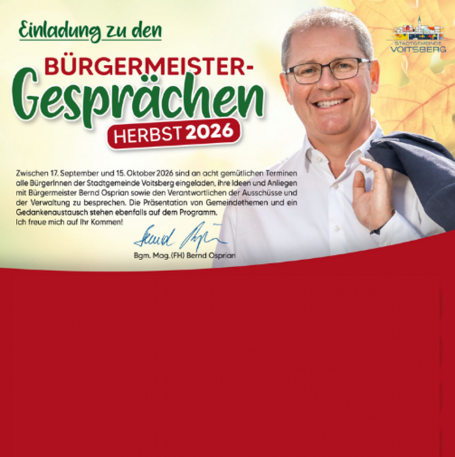 Eventfoto zu Bürgermeistergespräch im Gasthaus Schneiderwirt